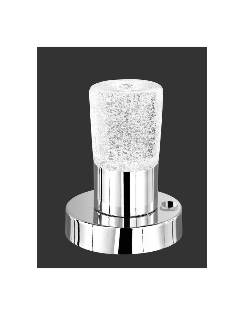 Lampada da Tavolo LED Touch in Vetro Puntinato Ø11 cm