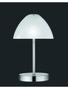 Lumetto Led Queen Dimmerabile Nichel Paralume Vetro Alabastro Trio Lighting