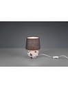 Lumetto Moderno Ceramica Bianca E Grigia Bay Ø18 cm Trio Lighting