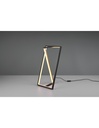 Lumetto Squadrato Moderno Touch Dimmer Led Edge Nero E Oro