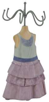 Manichino Abito Rosa We-5216 12,5x10x24,5 cm