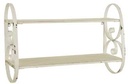 Mensola con 2 ripiani, misure 66 x 23,5 x 43 cm