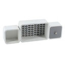 Mensola in legno con 2 vani e 1 cassetto rettangolare cm49,5x7,8h16,5
