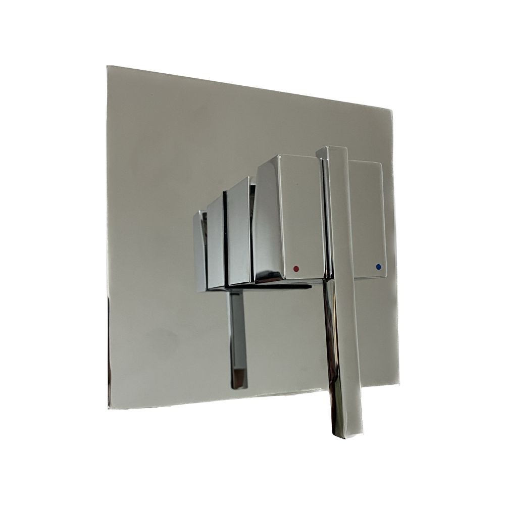 Miscelatore Bagno Quadra Doccia Cromato 16 cm x 16 cm x 6,6 cm