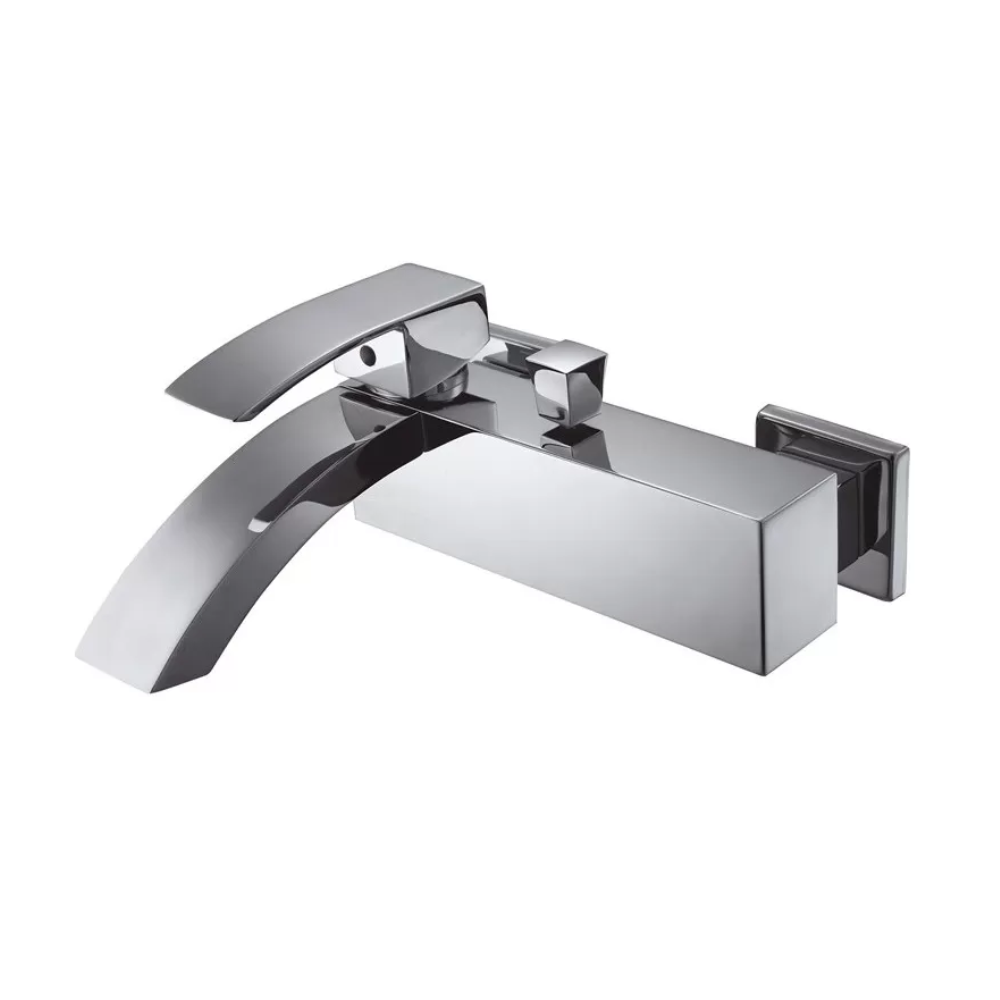 Miscelatore Doccia Esterna Cromato Riga 9.8 cm x 20.1 cm x 21.8 cm