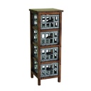 Cassettiera da cucina in legno marrone e grigio 36x34xh. 101 cm