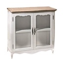 Mobile vetrina country con 2 ante cm84,5x44,5h84,5