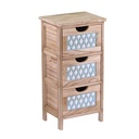 Mobiletto Anversa Cassettiera 3 Cassetti 30x23x60 cm