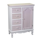 Mobiletto 1 anta + 4 cassetti cm66x32h86