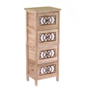 Cassettiera con 4 cassetti cm30x23xh77