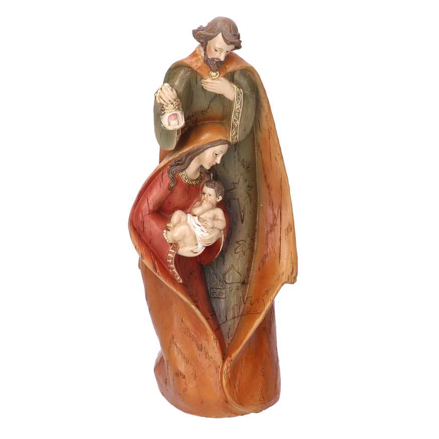 Natività in resina 12,5x8x29 cm