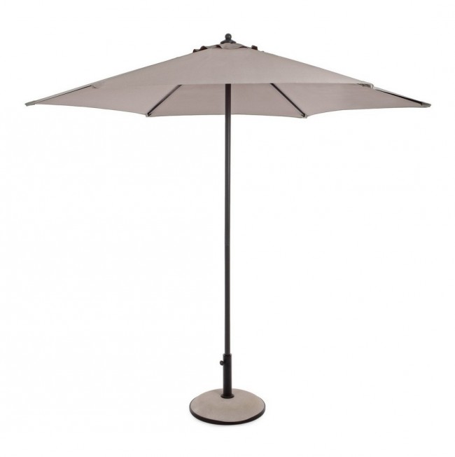 Ombrellone elegante Delfi Antracite-Tortora 270x240 cm