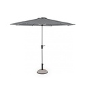 Ombrellone Vienna in alluminio grigio scuro - Diametro 300cm, Altezza 245cm