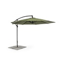 Ombrellone da giardino con braccio a 360°, dimensioni 300x260 cm, colore Antracite/Olive