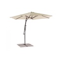 Ombrellone da giardino con braccio 300x253 cm SORRENTO Antracite/Natural