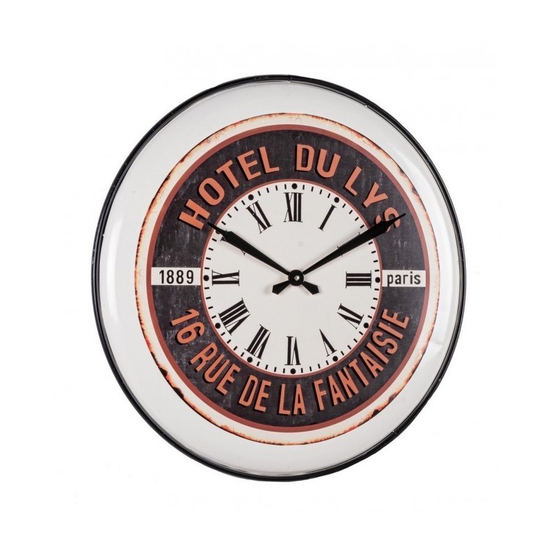 Orologio da parete in ferro Dulys - 62x3 cm