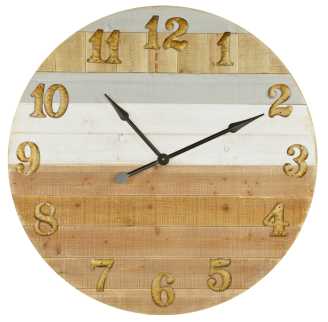 Orologio Legno Bicolore Ø cm. 91,5 x 6