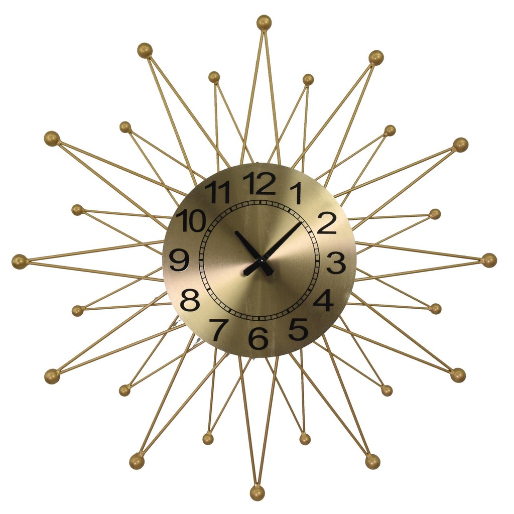 Orologio in Metallo Oro 62,2x5,1 cm