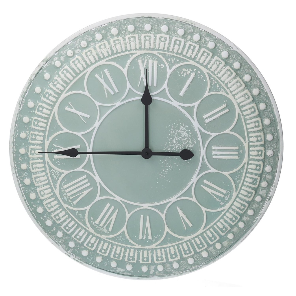 Orologio metallo verde ø59x3 - Vacchetti