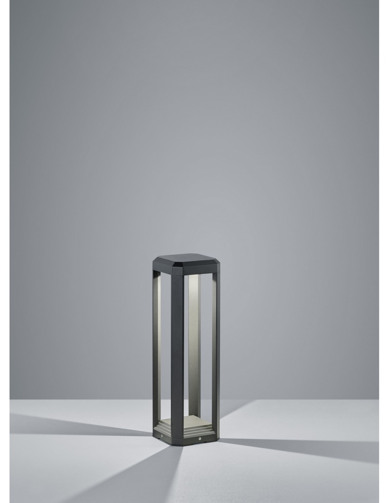 Paletto Basso Led per Esterno Logone Antracite IP65
