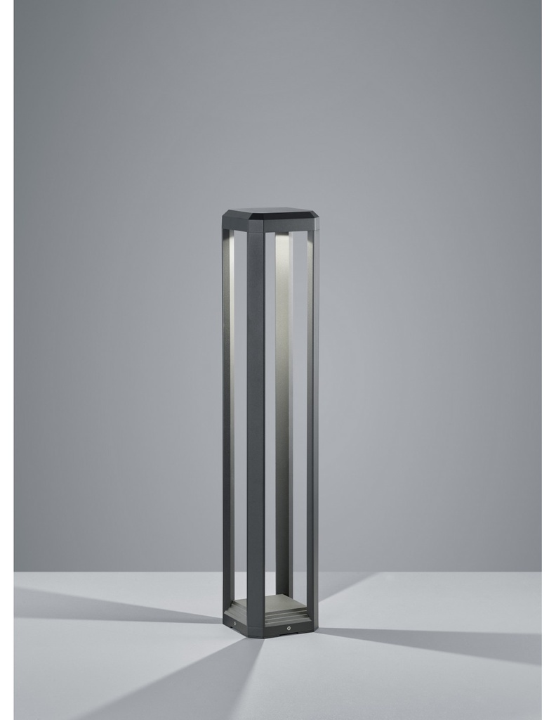 Palo Alto Led da Giardino Logone Antracite H80 cm