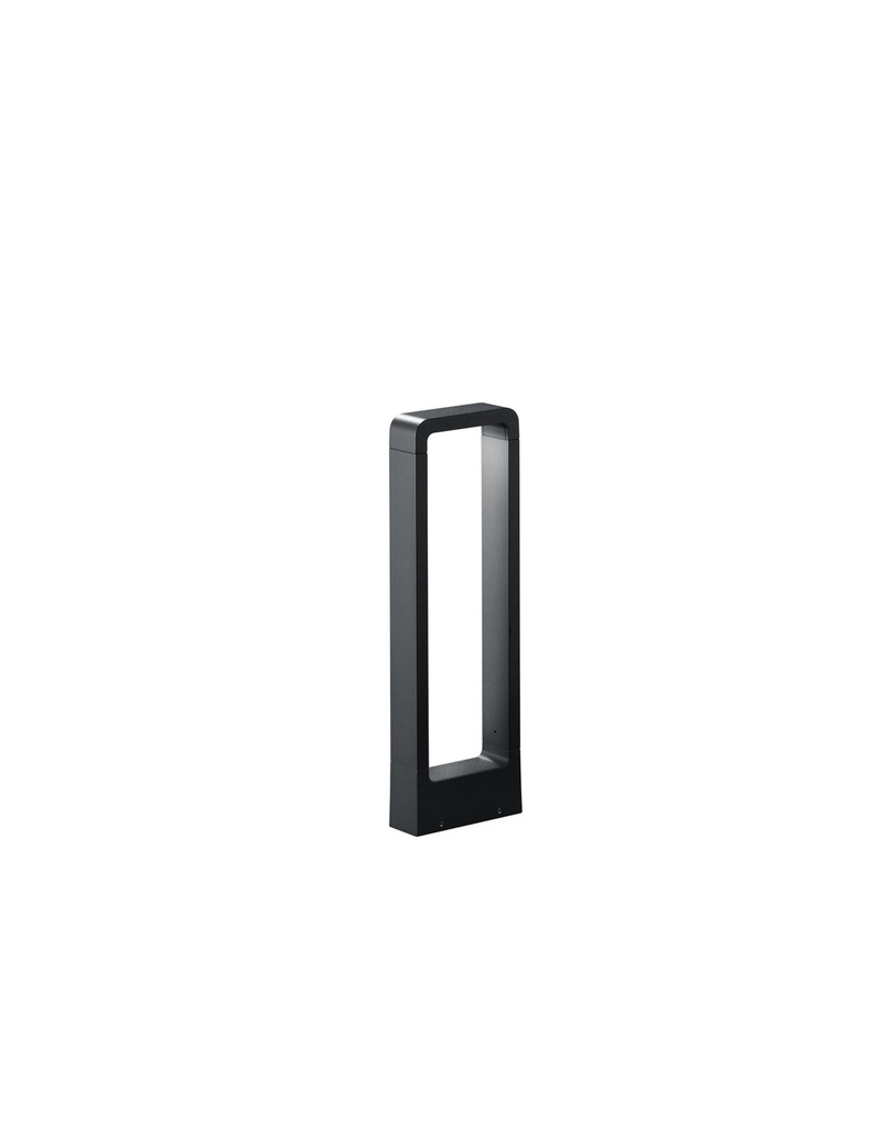 Palo Basso da Esterno Reno LED IP54 Antracite H50 cm