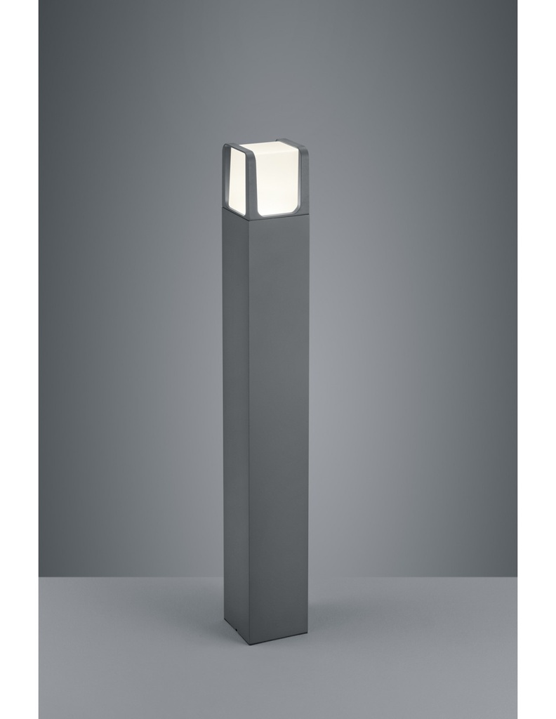 Palo da Esterno Ebro LED Antracite H80 cm