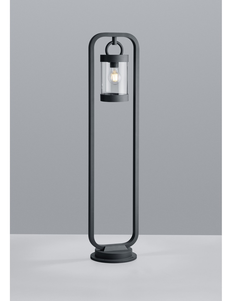 Palo da Esterno Antracite con Sensore Crepuscolare H100 cm