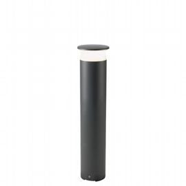 Palo in Alluminio Pressofuso con Diffusore Opalino - Illuminazione LED 9W - Luce Naturale - IP65