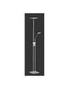 Piantana LED Luke Nichel Luce Orientabile