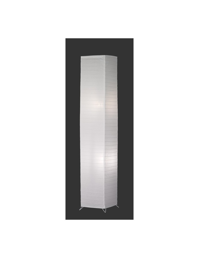 Piantana 2xE27 Bamboo Carta Bianca H130 cm Trio Lighting