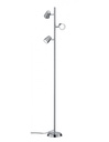 Piantana Fusto Lineare 3 Faretti Spot Led Nichel Trio Lighting