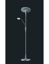 Piantana LED con Luce Spot da Lettura Dimmerabile Quebec Nichel
