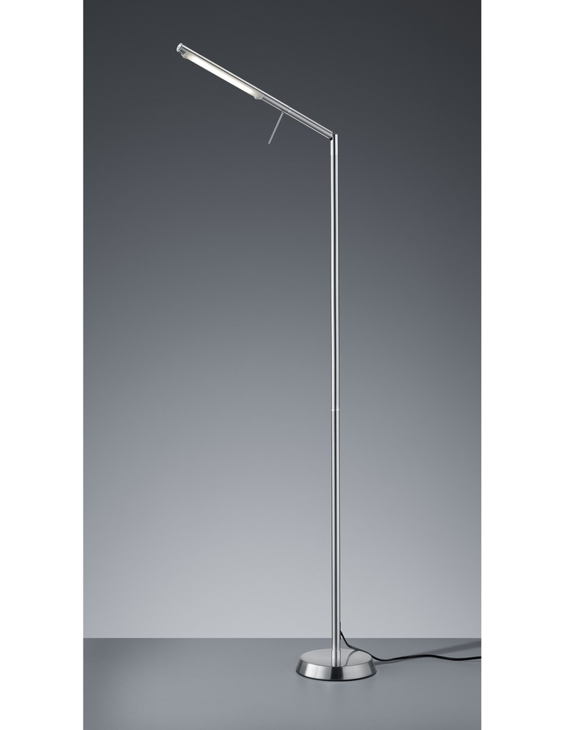 Piantana Led Filigran Nichel Sensore Touch H162 cm