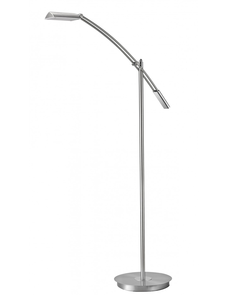 Piantana Led 12W H126 cm Nichel