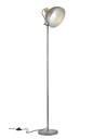 Piantana Vintage Industrial Cupola Orientabile Delhi Nichel Trio Lighting
