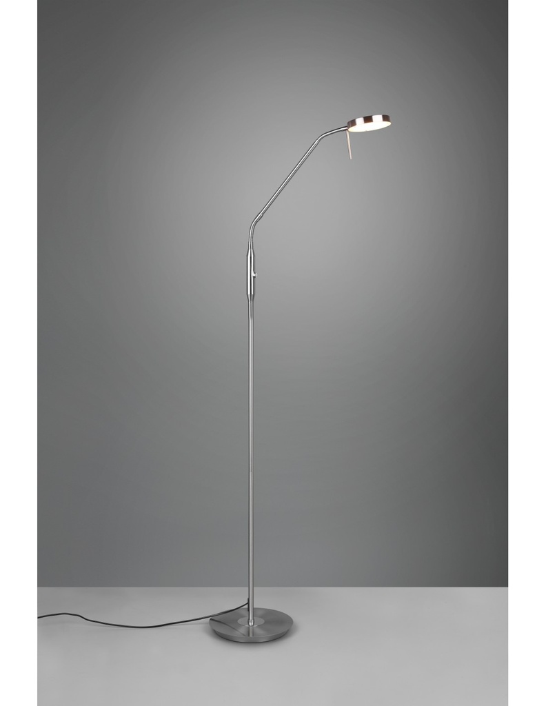 Piantana da Studio Monza Led Touch Dimmer Nichel