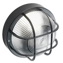 Plaf.C/Gabbia In Resina  linea echo tonda  nero