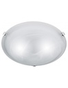 Plafoniera Vetro Bianco Adrian Ø40 cm - Trio Lighting