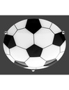 Plafoniera Chico Pallone Calcio Ø30 cm Bianco Nero Trio Lighting
