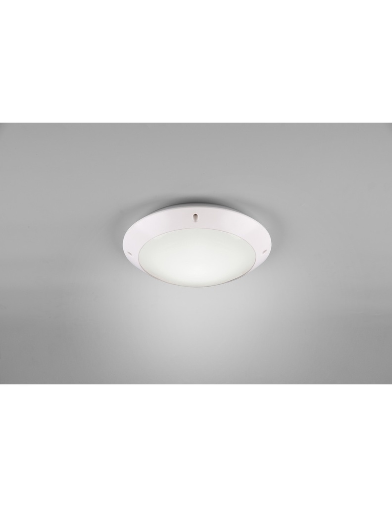 Plafoniera Da Esterno Camaro Bianco Opaco IP54 Ø26 cm Trio Lighting