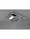 Plafoniera LED Downey 34w Nero L64 cm Dimmerabile