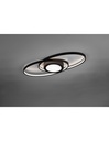 Plafoniera a Spirale Antracite LED 27W Dimmerabile