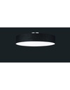 Plafoniera Hotel con Paralume Nero Ø65 cm