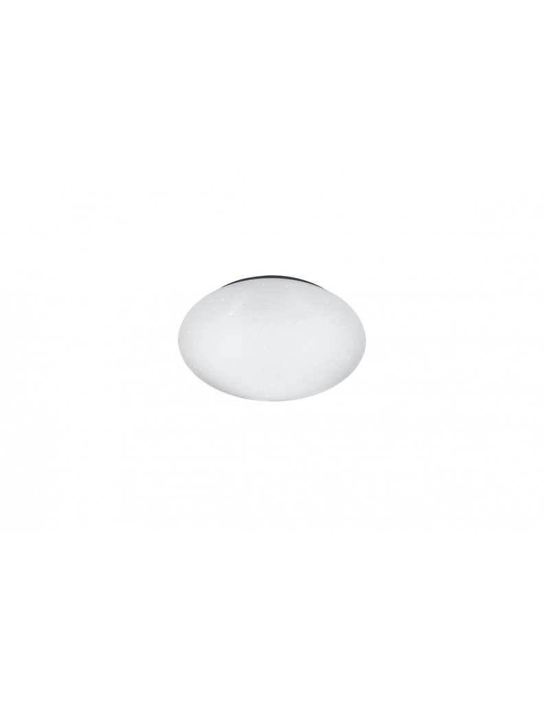 Plafoniera Led IP44 Dimmerabile Putz Bianco Glitter Ø27 cm Trio Lighting