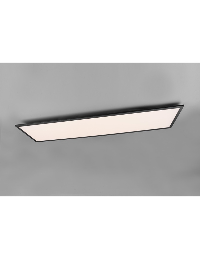 Plafoniera LED Moderna Rettangolare 33.5W 4200 Lumen Gamma Nero