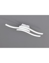 Plafoniera Moderna 3 Bacchette Ondulate Led 4000k Bianco