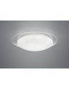 Plafoniera Moderna Led Dimmerabile Effetto Stelle Glitterate Bianco Ø48 cm