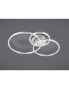 Plafoniera Moderna Winona Nichel Led Dimmer Rgbw