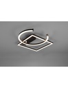 Plafoniera LED Dimmerabile Nero L42 cm Trio Lighting
